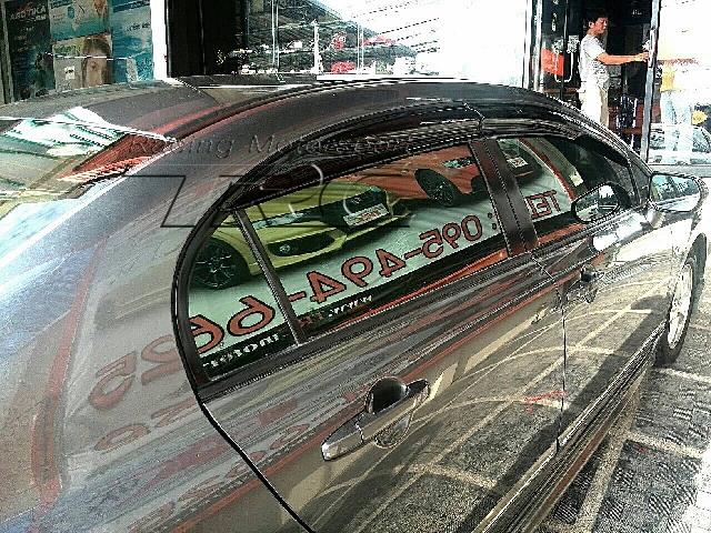 กันสาด CIVIC 2006 ทรง MUGEN INJECTION นำเข้า